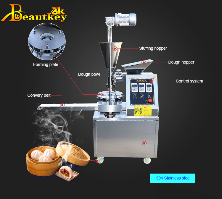 Steamed stuffing bun machinery