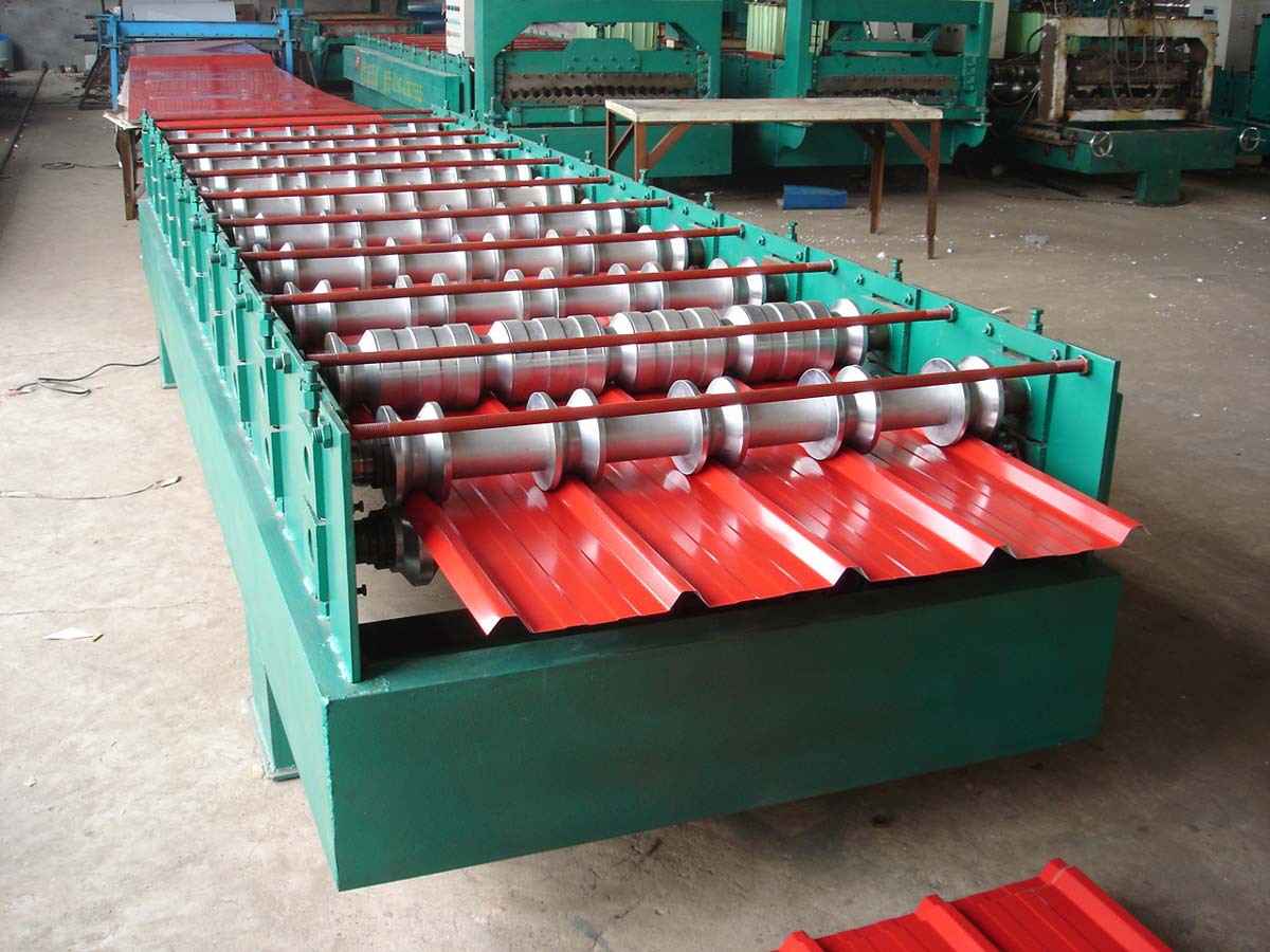 Top precisio automatic corrugated sheet roll forming machine