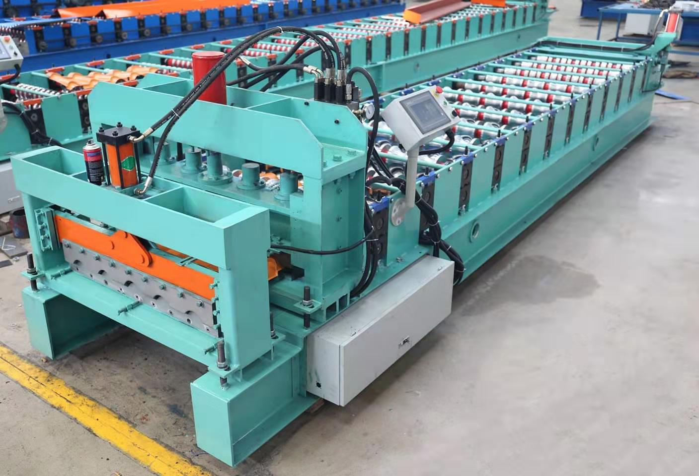 Top precisio automatic corrugated sheet roll forming machine