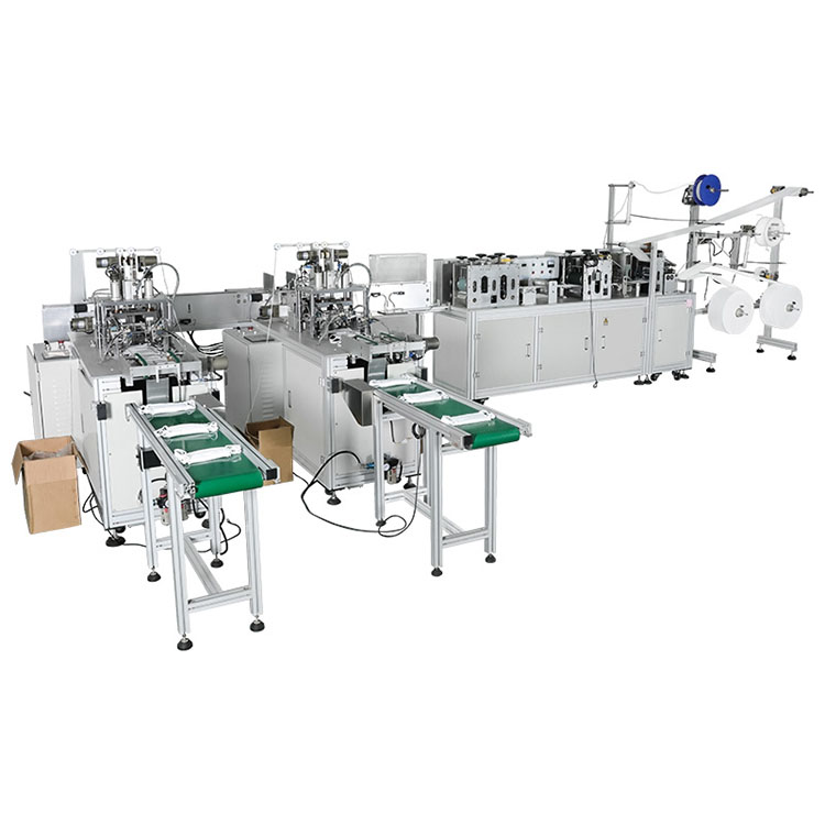 non-woven flat face mask machine 