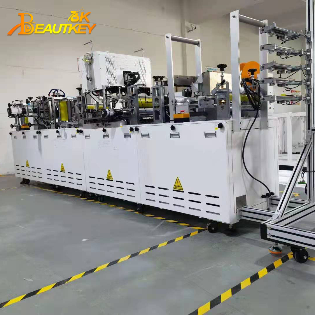 Automatic high speed 80pcs/min non-woven mask machine for KN95 mask dust protection 