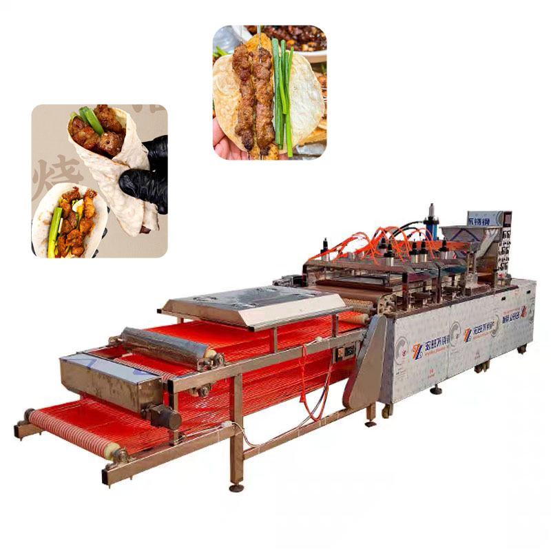 Industrial automatic tortilla making machine flatbread/tacos forming machine Burritos chicken wraps maker machine 