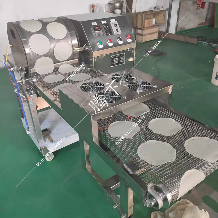 Automatically Filipino Chicken lumpia Shanghai wrapper machine,spring roll /crepe pastry sheet forming machine 