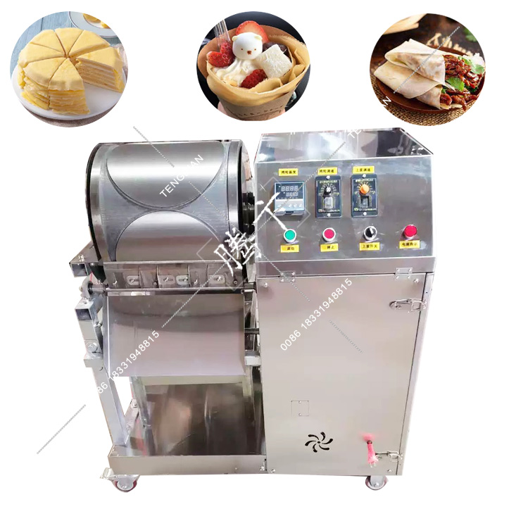 Automatically Filipino Chicken lumpia Shanghai wrapper machine,spring roll /crepe pastry sheet forming machine 