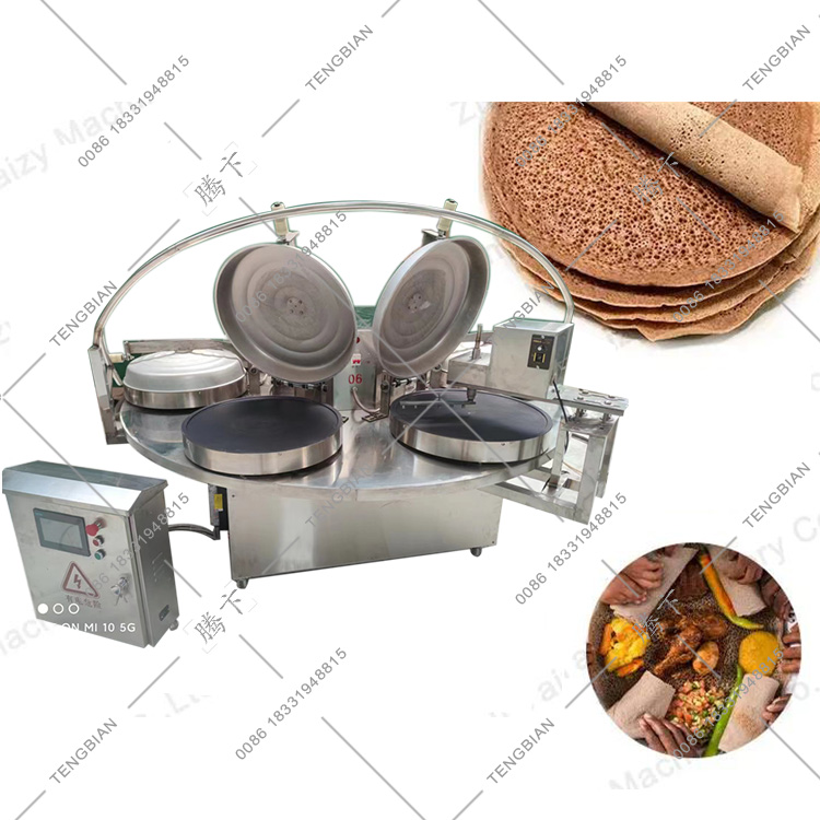 automatic round continuous injera making machine