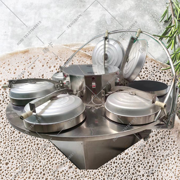 automatic round continuous injera making machine