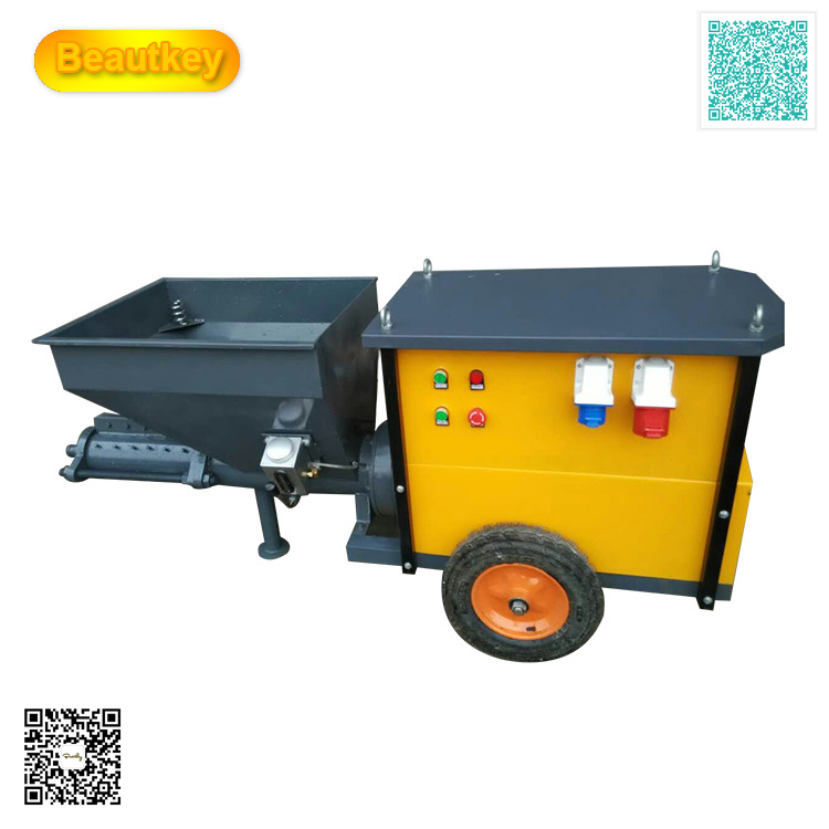 Cement spraying machine 