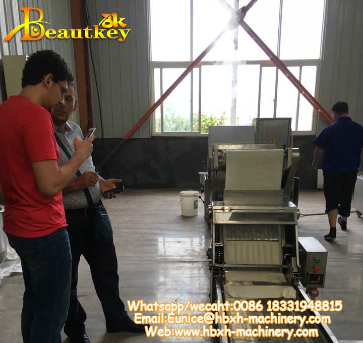 Spring rolls sheet machine Spring rolls sheet machine