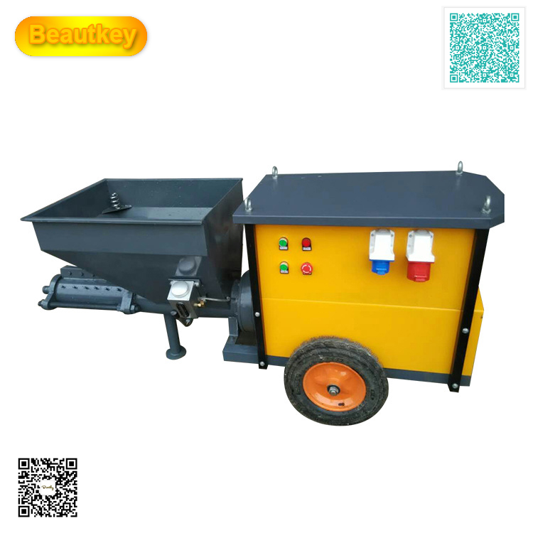 Mortar spraying machine 