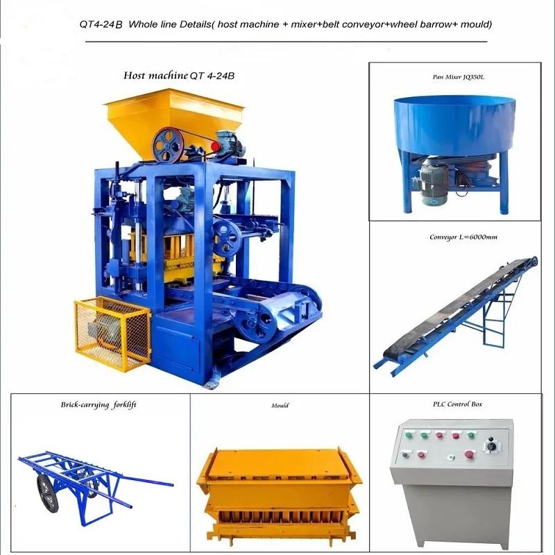 automatic brick moulding hollow sand paving laying concrete brick cement block making machine price automatic brick moulding hollow sand paving laying concrete brick cement block making machine price