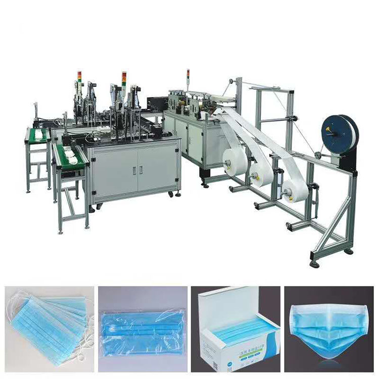 3 Ply Non Woven Folded Disposable Surgical Medical Face Mask Machine 3 Ply Non Woven Folded Disposable Surgical Medical Face Mask Machine